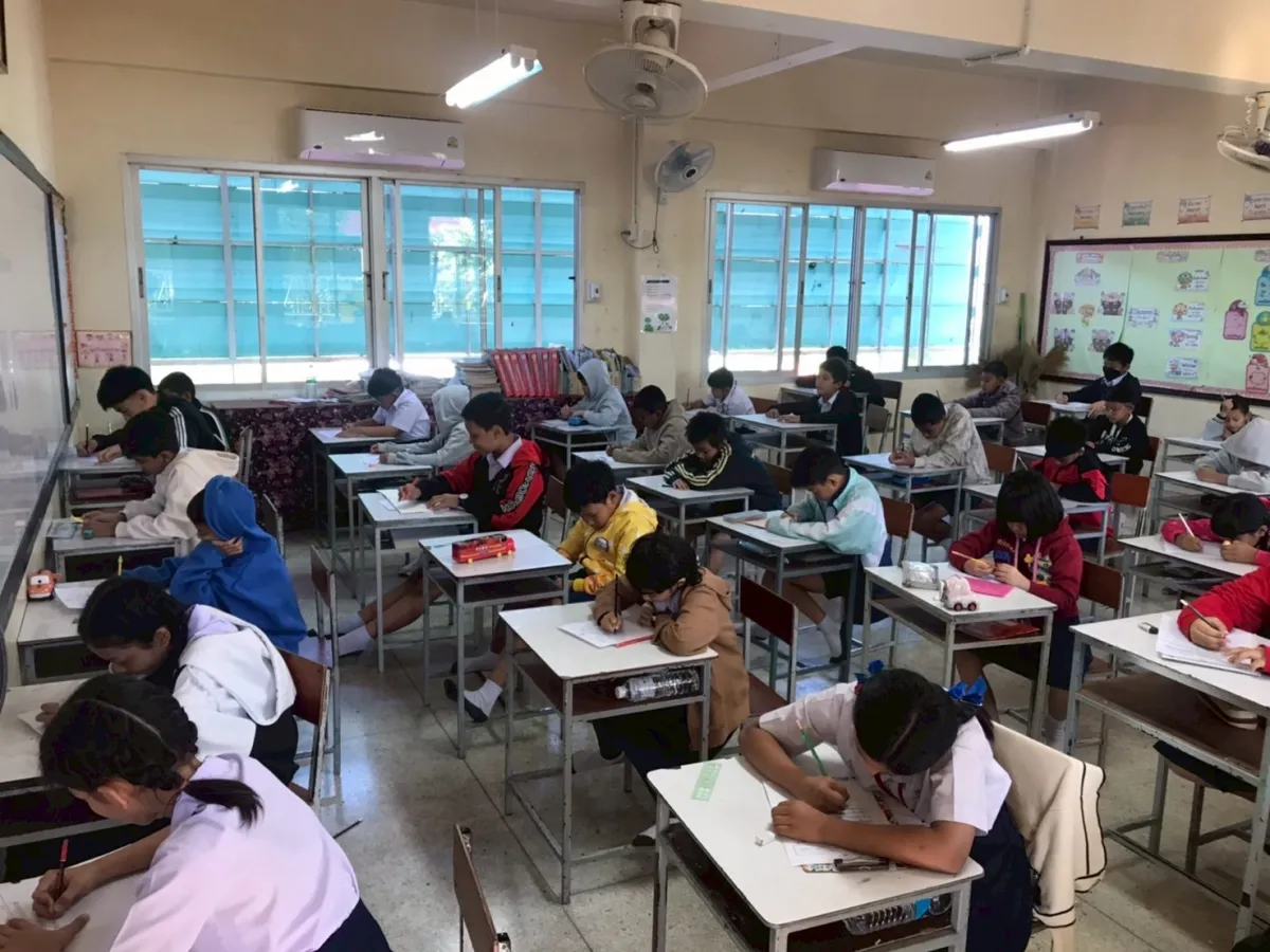 การทดสอบวัดผลสัมฤทธิ์ทางการเรียนกลางภาคเรียนที่ 2 ปีการศึกษา 2568