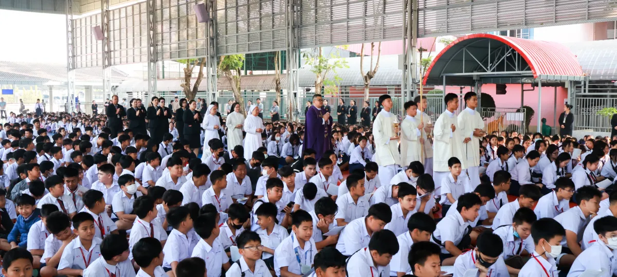 พิธีบูชาขอบพระคุณโอกาสปิดปีการศึกษา 2568