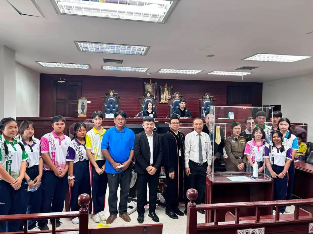 โรงเรียนภัทรวิทยา นำนักเรียนระดับชั้นมัธยมศึกษาปีที่ 6/3 เข้าศึกษาดูงาน ณ ศาลจังหวัดแม่สอด