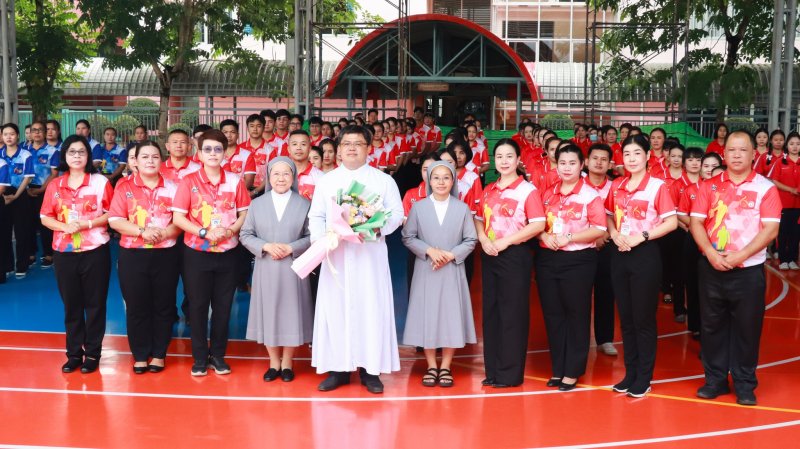 ต้อนรับ บาทหลวงเปาโล พงศ์ศักดิ์  เสงี่ยมแก้ว
