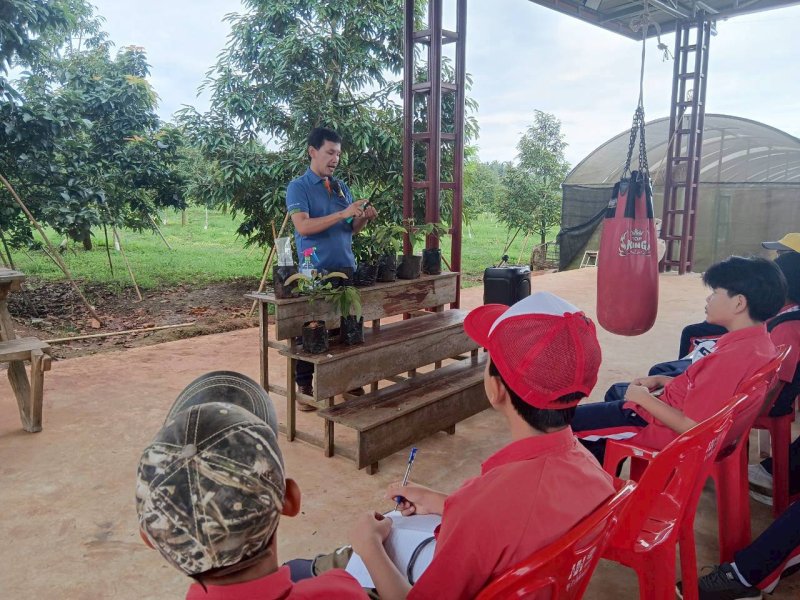 โครงการทัศนศึกษาบูรณาการแหล่งเรียนรู้ ณ บ้านไร่พอเพียง อำเภอพบพระ จังหวัดตาก นักเรียนระดับชั้น ประถมศึกษาปีที่ 5-6